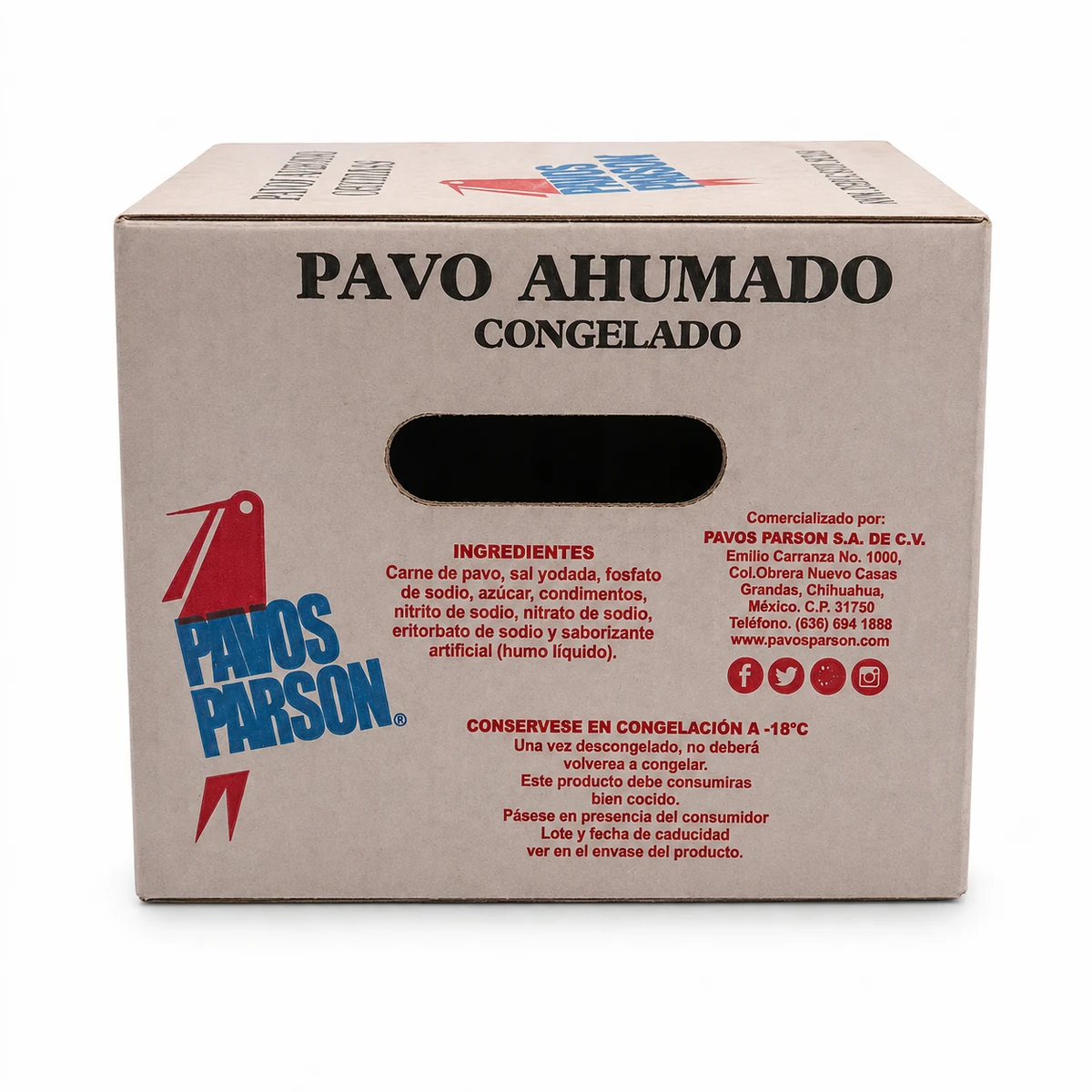 Pavo Ahumado Parson 6 a 6.9 kg