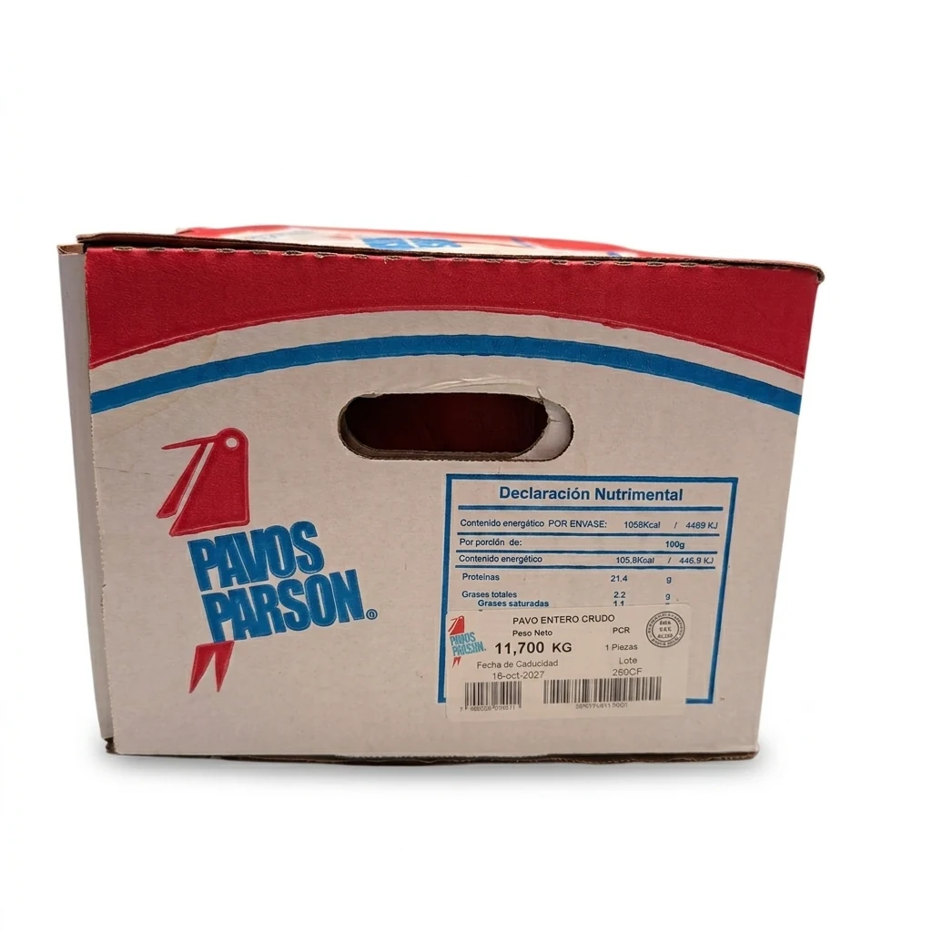 Pavo Natural Parson 6 a 6.9 kg